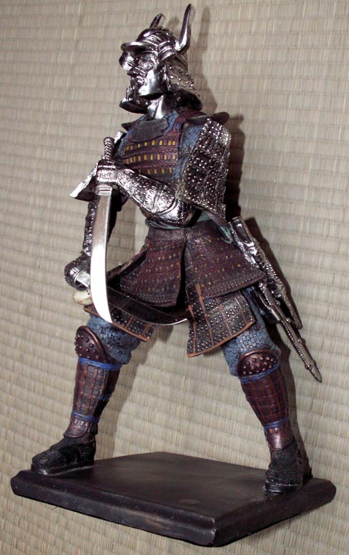 Figurka Samuraja z dwoma mieczami