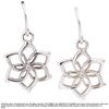 Srebrne Kolczyki Galadrieli z filmu Hobbit - Galadriel Flower Earrings