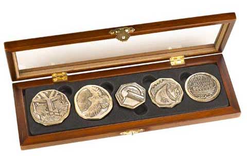 Zestaw krasnoludzkich monet Dwarven Treasure Coin Set